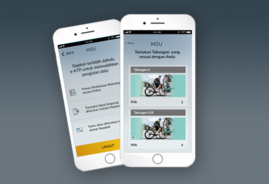 Pembukaan Rekening Baru via M2U ID App